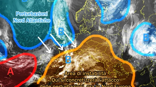 Week-end incerto. Ancora piogge.